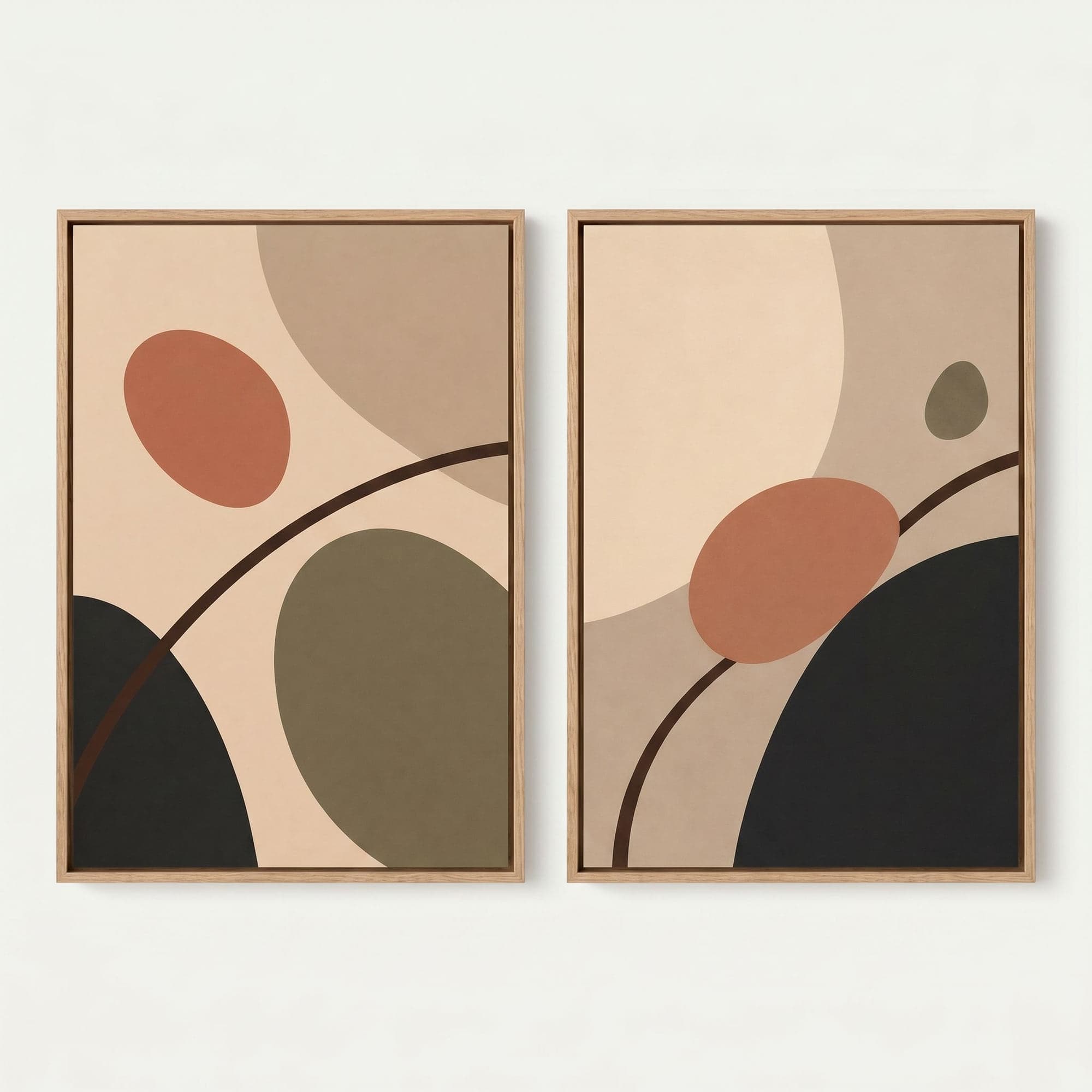 Contour Set, תמונת קיר מודפסת של Shade