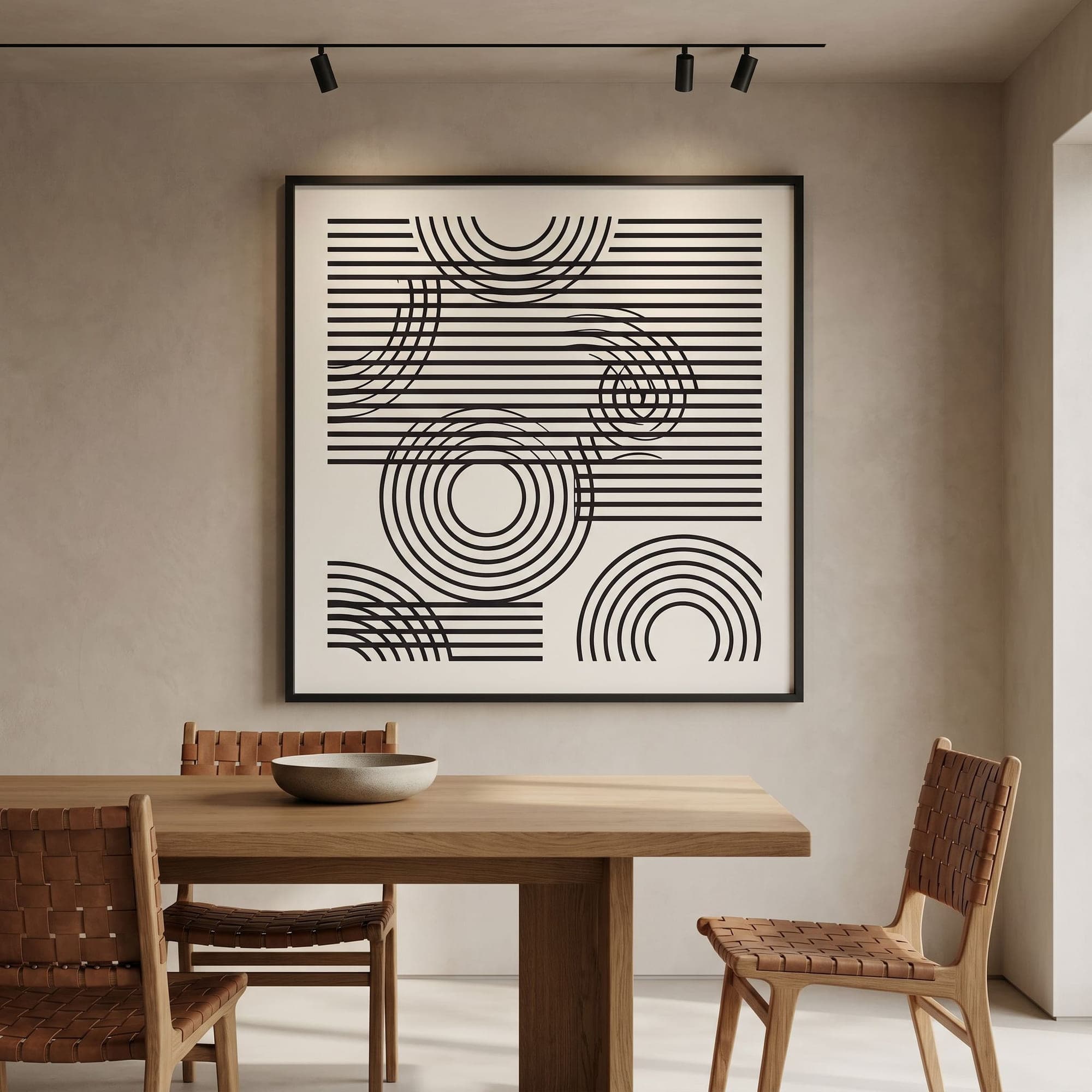 קווים באיזון, תמונת קיר מודפסת של Shade