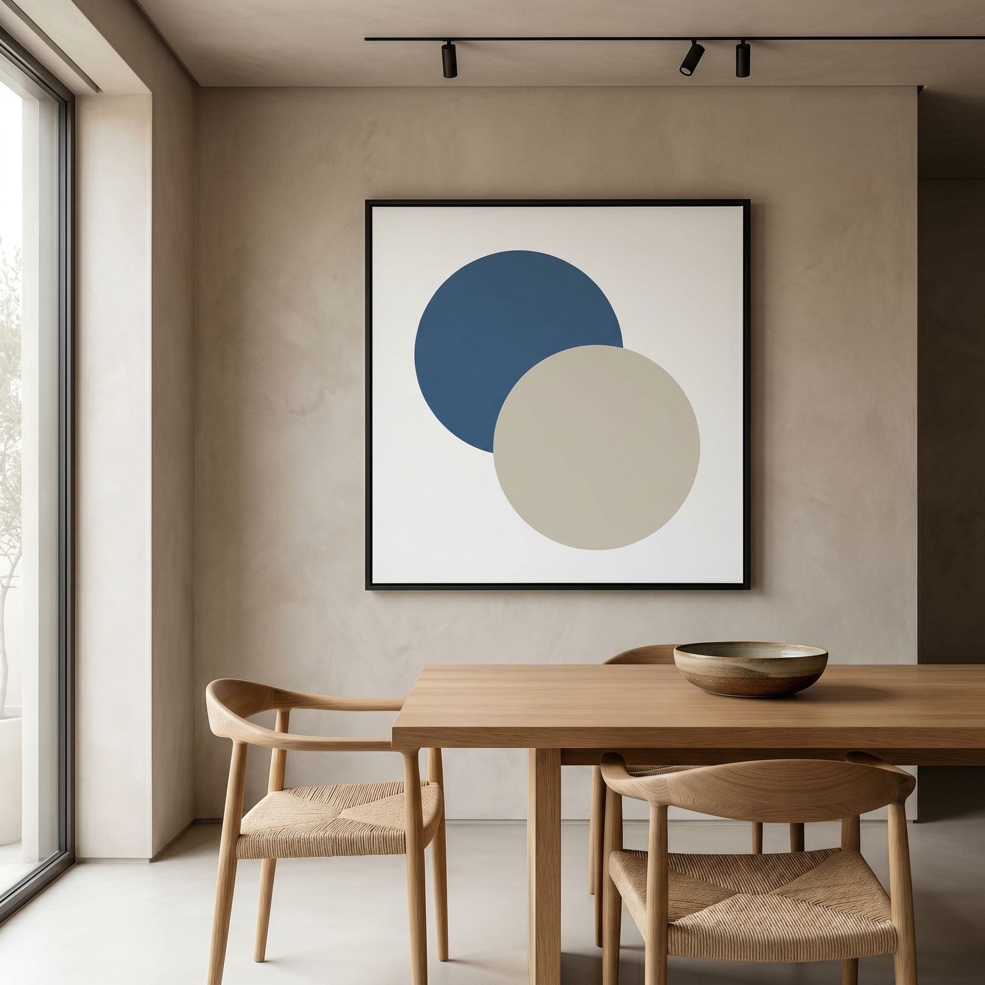 מעגלים חופפים, תמונת קיר מודפסת של Shade